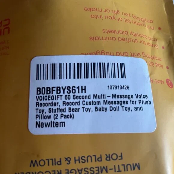 VoiceGift Mini-Me Multi-Message Recorder - Picture 4 of 7